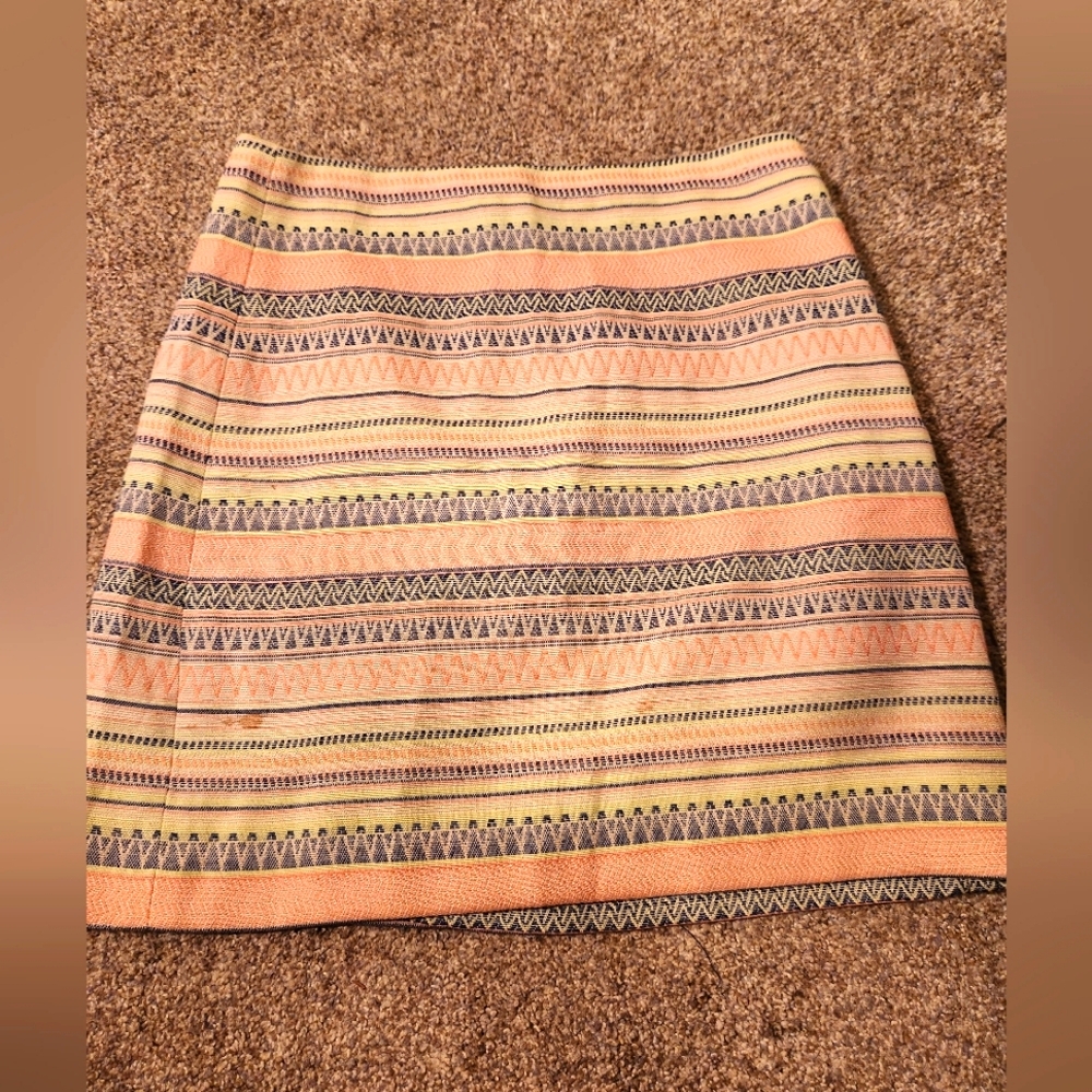 Loft Boho Aztec Skirt